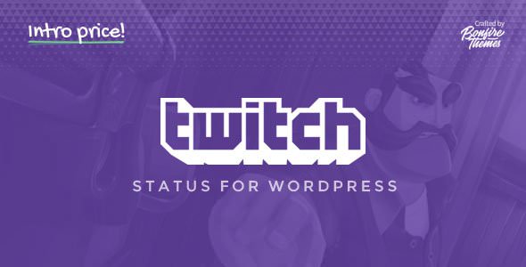 Twitch Status WordPress 切换插件