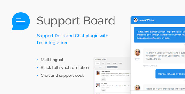 Support Board - Chat WordPress Plugin - Chat & Support