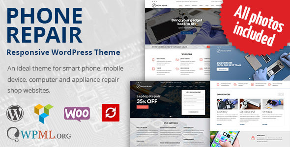  Phone Repair - WordPress Theme