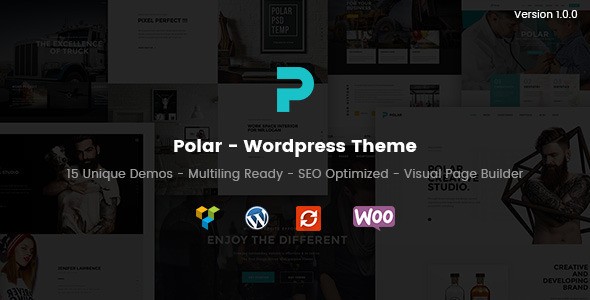 Polar - 创意设计企业网站WordPress汉化主题