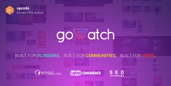 goWatch - 短视频分享电影网站WordPress主题
