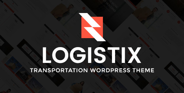  Logistix - Logistics Transportation Website Template WordPress Theme