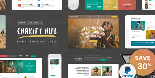 Charity Foundation - Charity Hub WP Theme