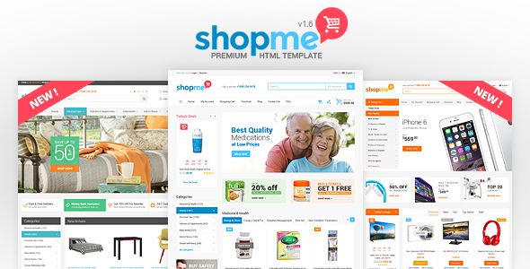 ShopMe v1.6 - 多用途电商HTML模板