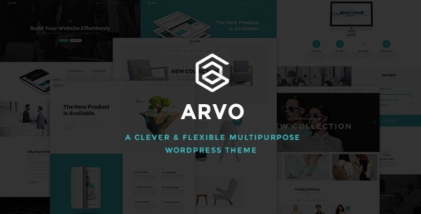 Arvo - 灵活多用途网站模板WordPress主题