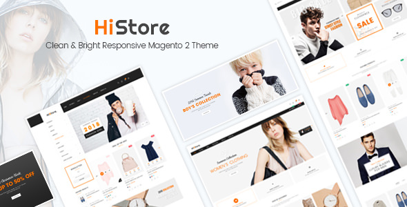 HiStore - Clean and Bright Responsive Magento 2 Theme