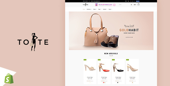 Tote v1.2 - 鞋子包包商店Shopify主题