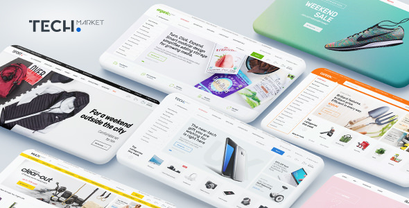  Techmarket - Multi purpose online e-commerce website HTML template