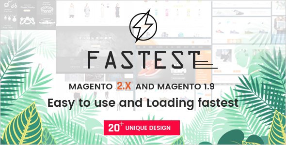 Fastest - 多用途响应Magento 2主题