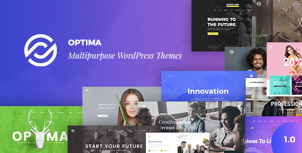  Optima - Multi purpose enterprise website building template WordPress theme