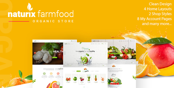 Naturix - 水果蔬菜商店HTML模板