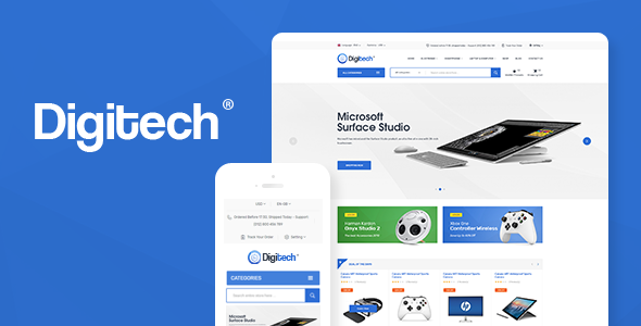 Digitech - 数码电子产品商城WooCommerce主题