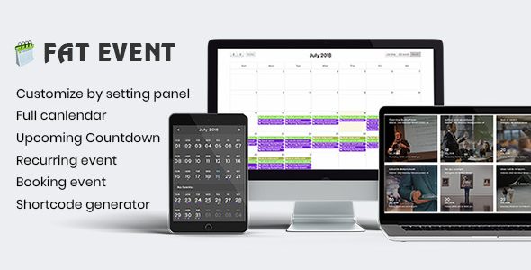 FAT Event - WordPress Event and Calendar Booking