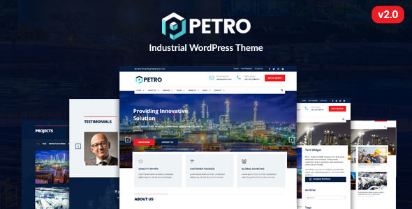 Petro - 工业工厂WordPress主题