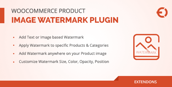 WooCommerce Product Image Watermark Plugin 产品图片水印插件