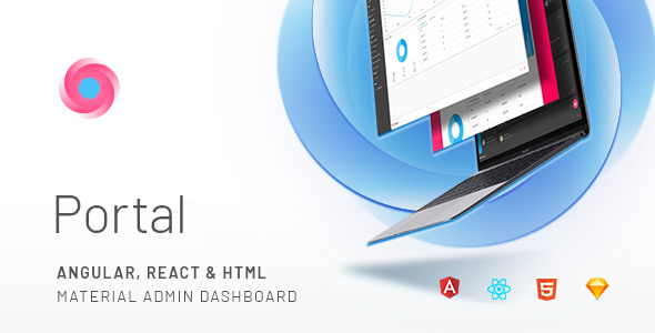 Portal - Angular, React & HTML Material Admin Template