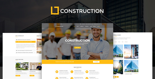 Construction - 建筑公司网站WordPress主题