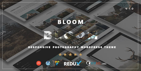 Bloom - 摄影作品展示WordPress主题