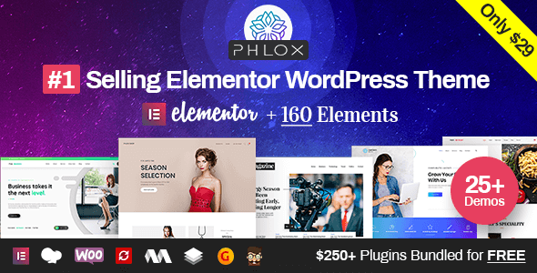 Phlox Pro - 多用途企业公司网站WordPress汉化主题