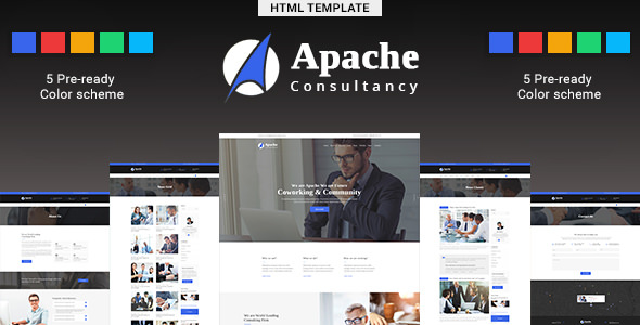 Apache - 业务咨询HTML模板