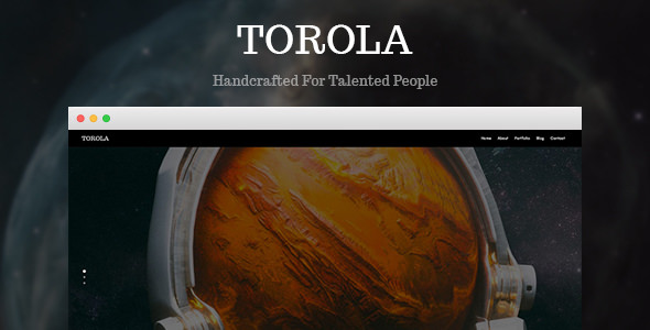Torola - 现代摄影WordPress主题
