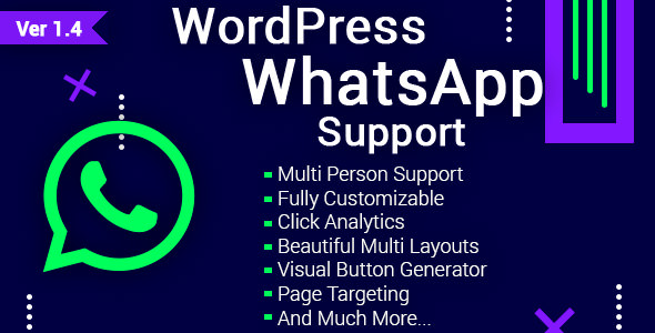 WordPress WhatsApp Support 客服聊天插件