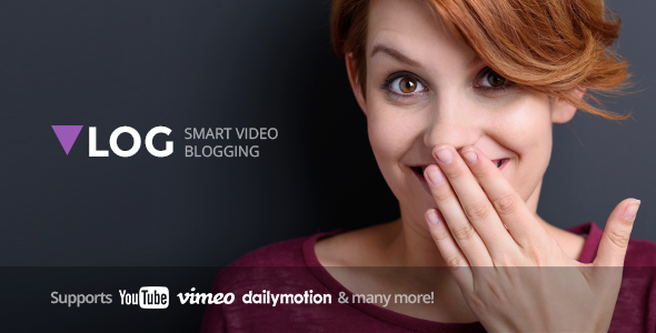 Vlog - 视频博客新闻网站模板WordPress主题