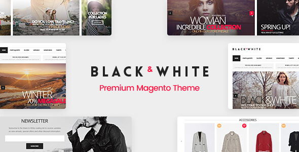 Black&White - 响应式 Magento 主题
