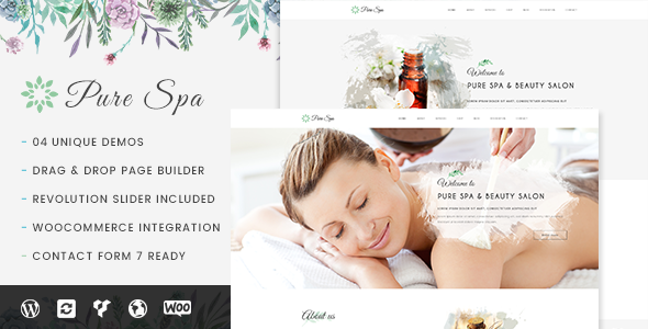 Pur - Wellness & Spa WordPress Theme