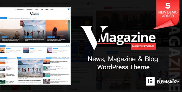 Vmagazine - 新闻杂志网站模板WordPress主题