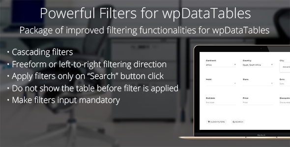 Powerful Filters for wpDataTables