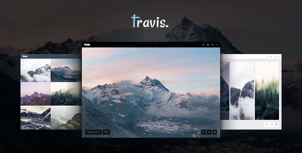 Travis Photo - 照片相册HTML模板