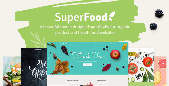  Superfood - Organic Food WordPress Theme