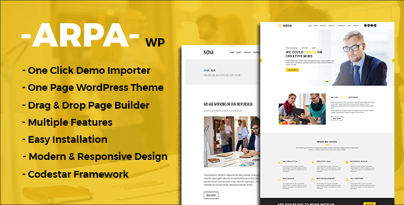 Arpa - 单页商务WordPress主题
