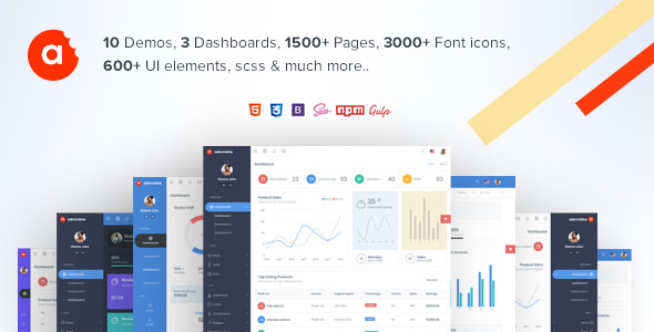 AdminBite Powerful Bootstrap 4 Admin Template