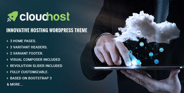 CloudHost - 虚拟主机WordPress主题