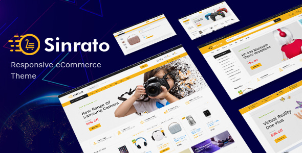 Sinrato - 超级商店OpenCart主题