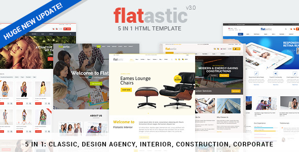 Flatastic - 高级多功能HTML模板
