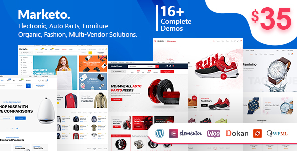 Marketo - ECommerce & Multivendor Theme