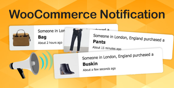 WooCommerce Notification - 销售信息促销插件