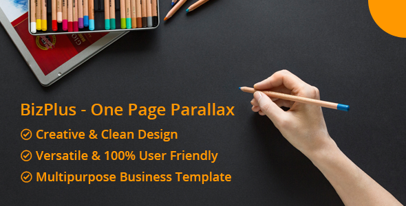  Bizplus - One page parallax HTML template