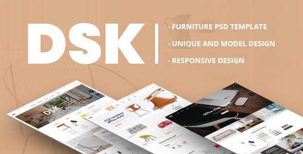 DSK - Furniture PSD Template