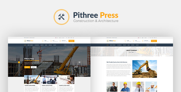 Pithree - 建设设计WordPress主题
