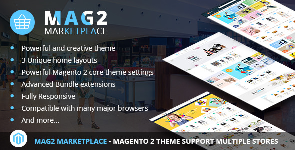 Mag2 Marketplace - 多店铺Magento 2主题