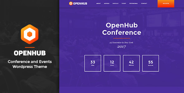 OpenHub - 活动会议WordPress主题