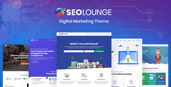 SEOLounge - SEO营销推广网站模板WordPress汉化主题