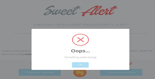 SweetAlert - 超酷消息警告框插件