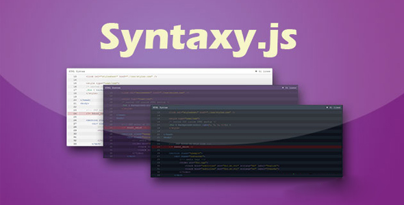 Syntaxy - 网页语法高亮jQuery插件
