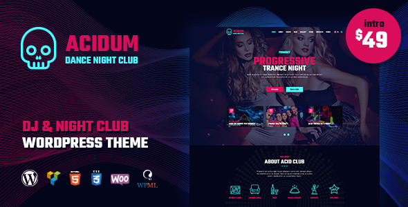 Acidum - Night Club, DJ and Dance & Disco Music