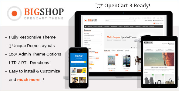  Bigshop - Multi Purpose Responsive OpenCart Theme